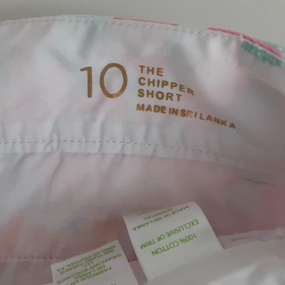 Lilly Pulitzer Chipper Shorts Too Much Bubbly Bermuda Short Womens 10 Preppy - Picture 5 of 10